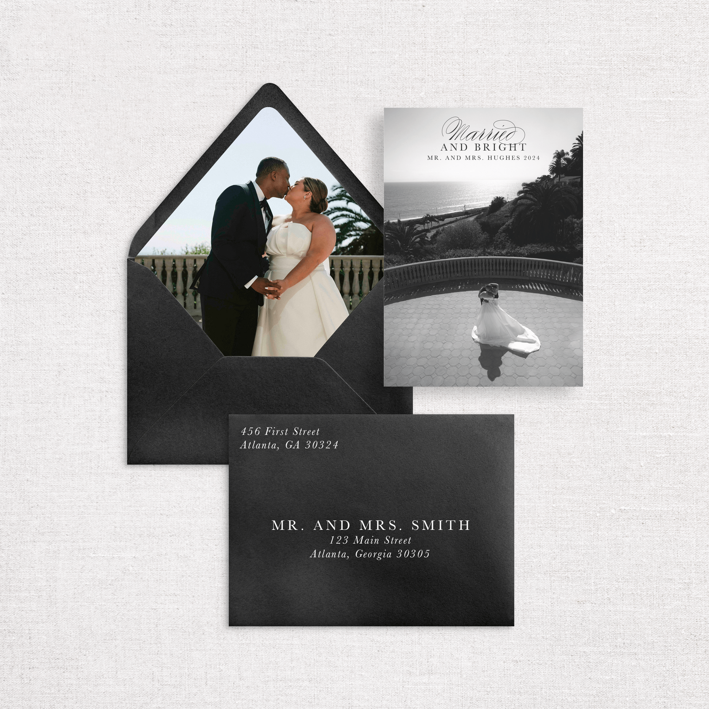 Married & Bright Holiday Cards