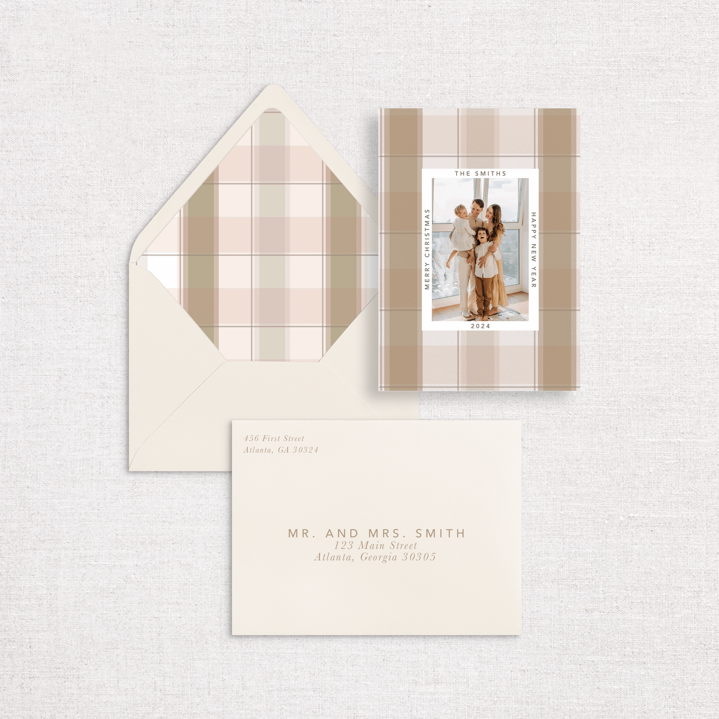 Perfectly Plaid Holiday Cards