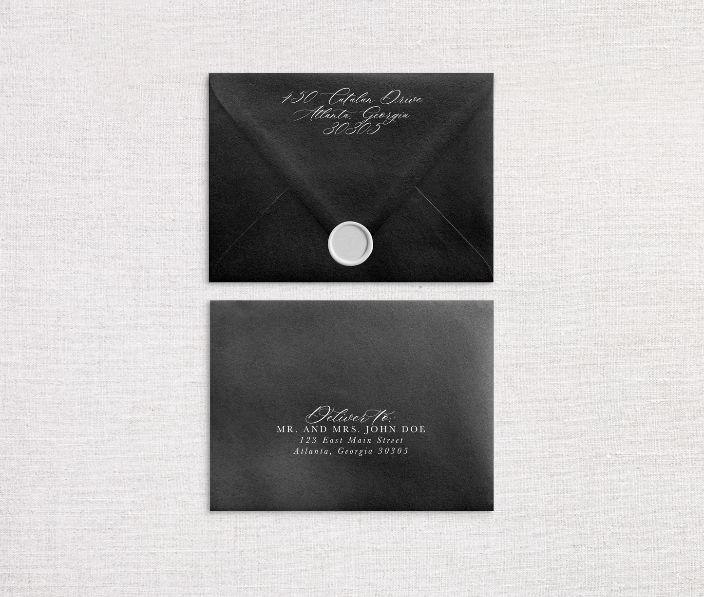 Alex Letter Press Wedding Invitations