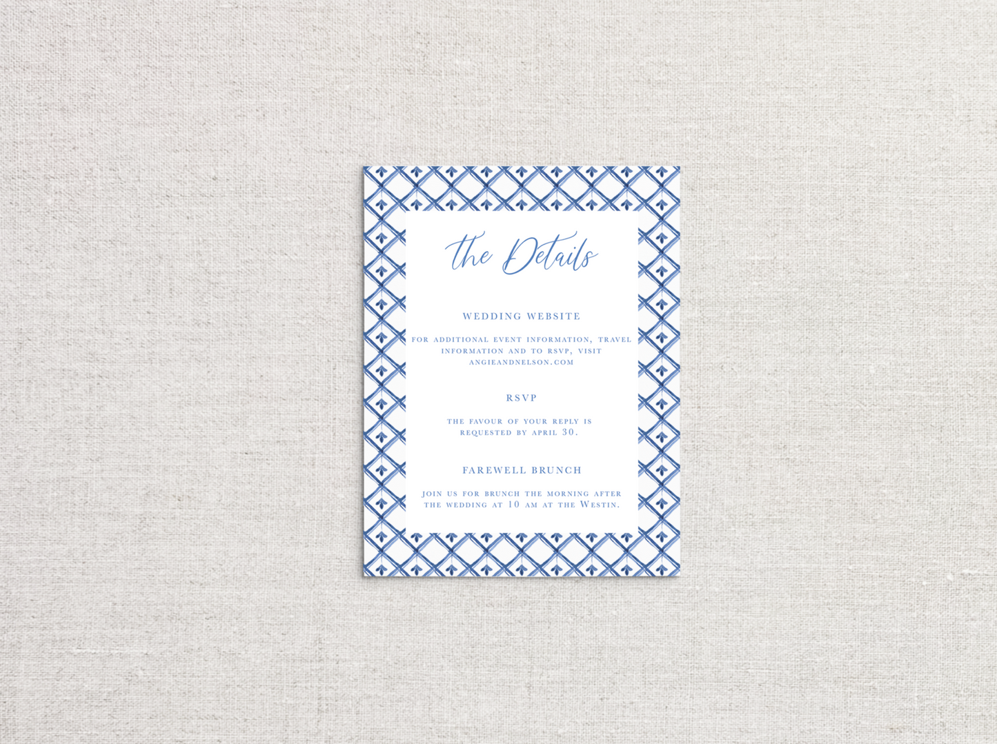 Angelique Wedding Invitations