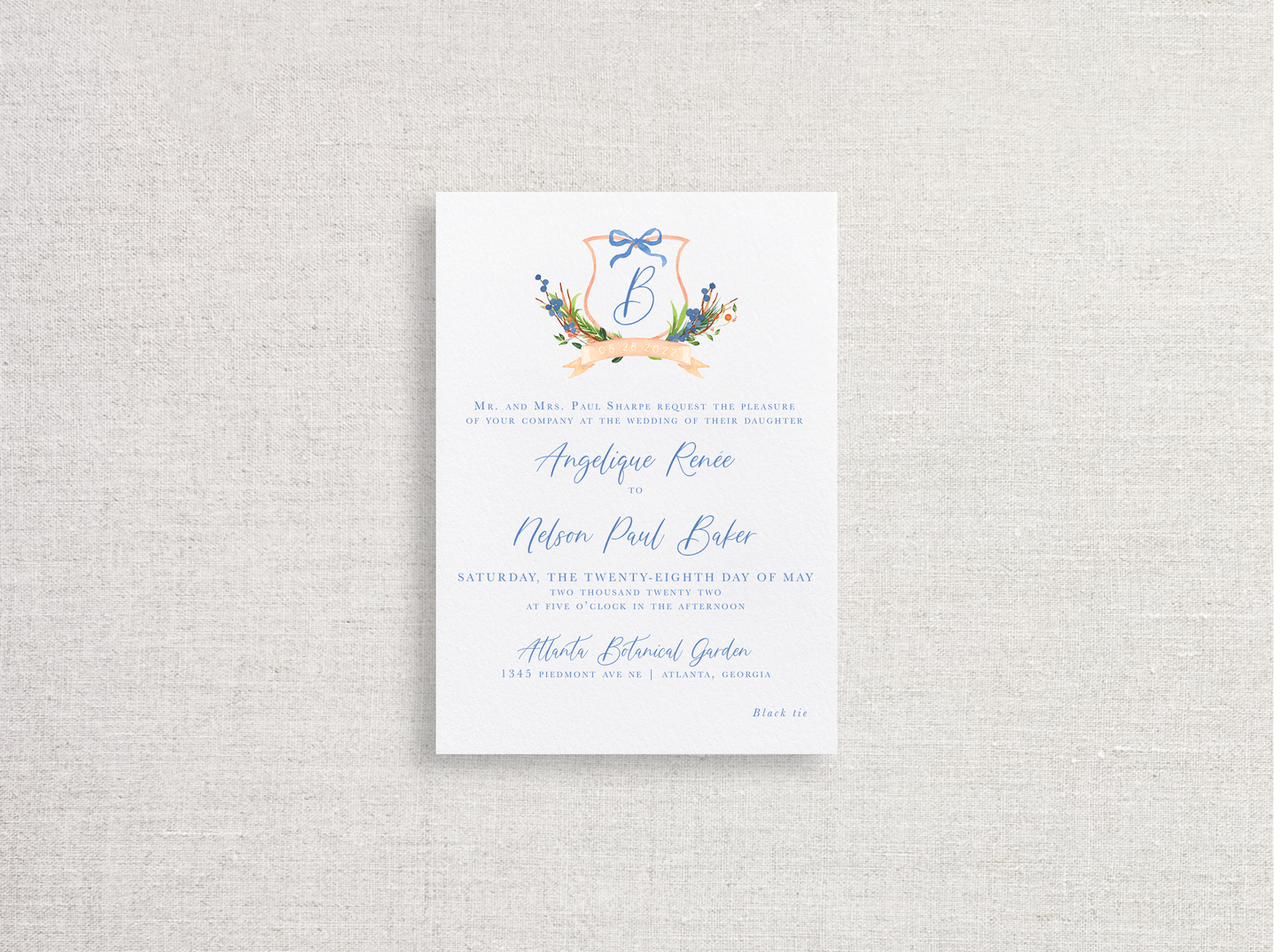 Angelique Wedding Invitations
