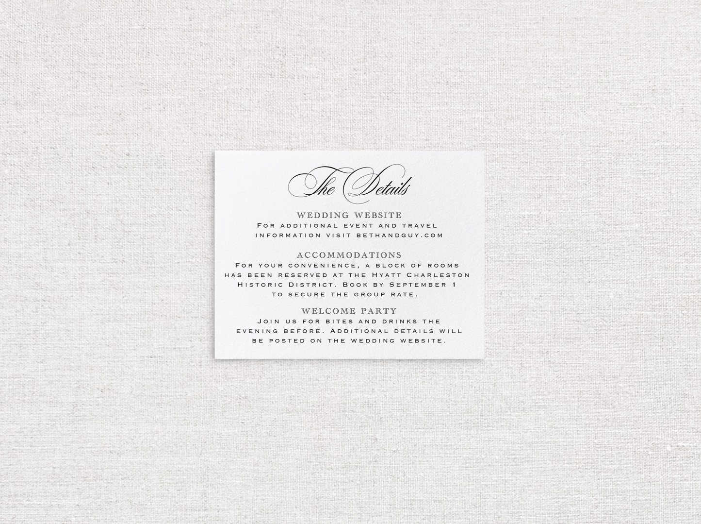 Beth Anne Digital Print Wedding Invitations