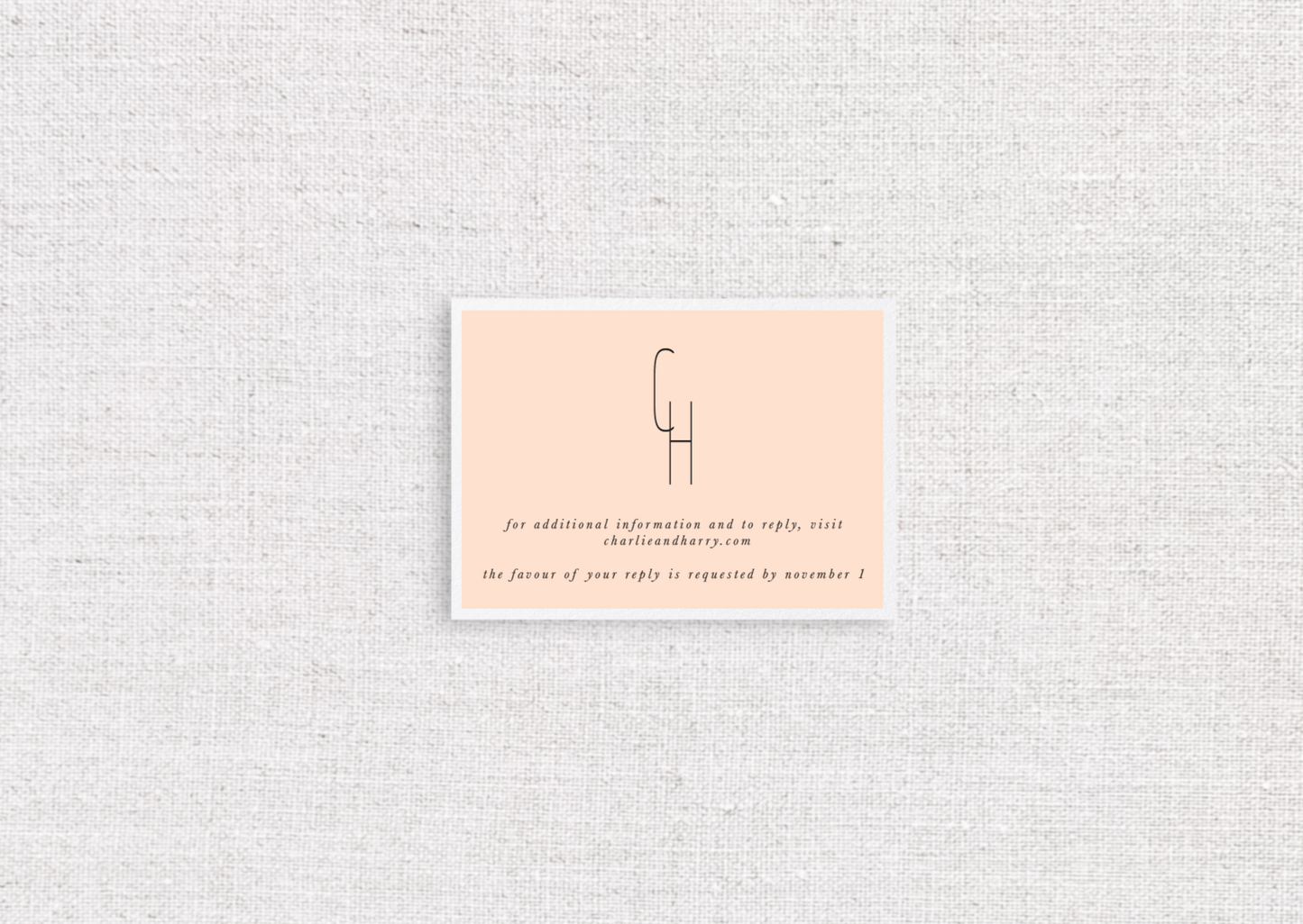 Charlie Wedding Invitations