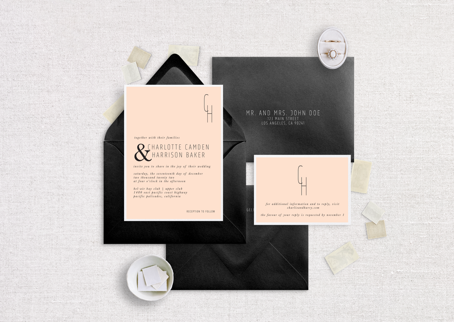 Charlie Wedding Invitations