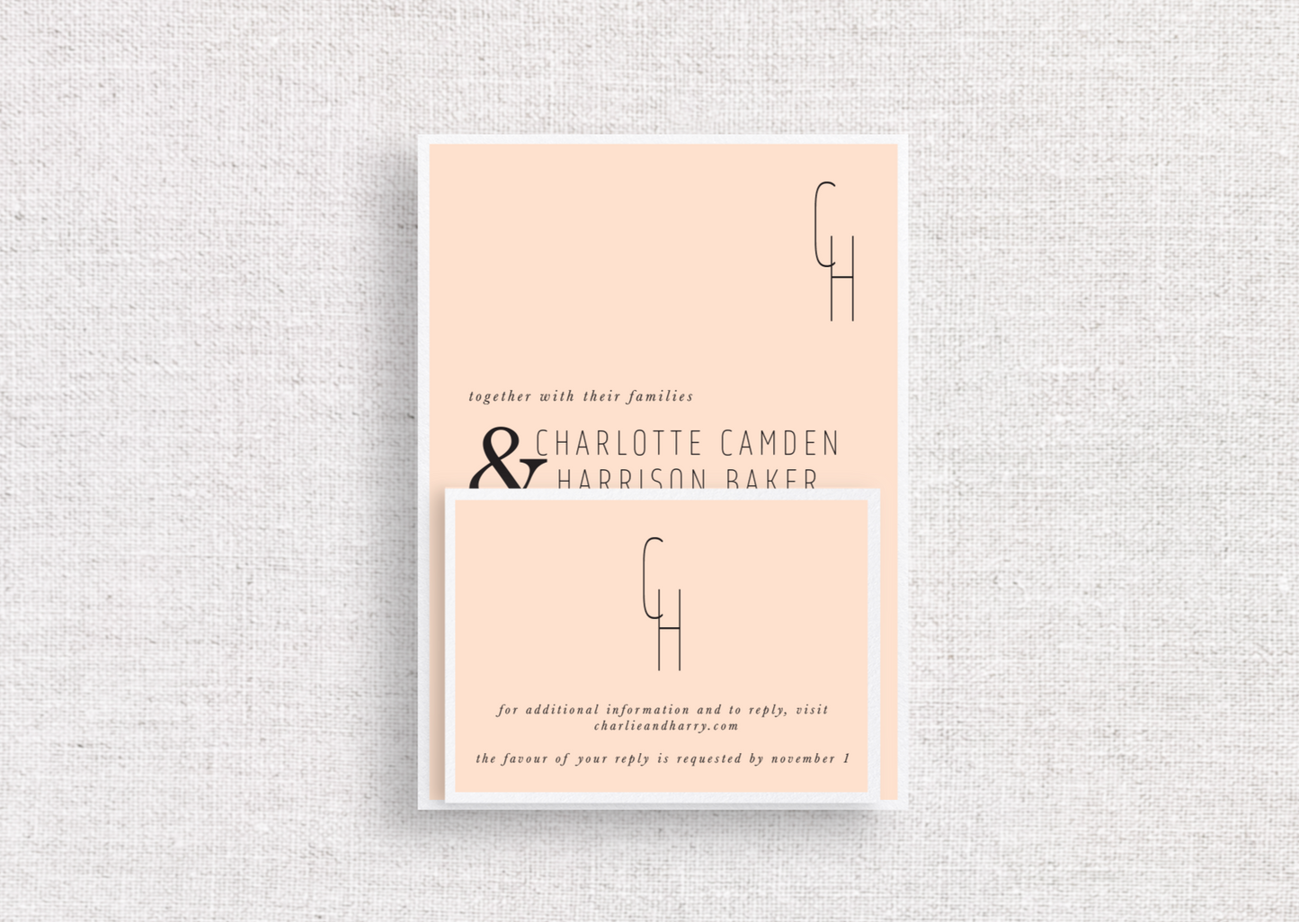 Charlie Wedding Invitations