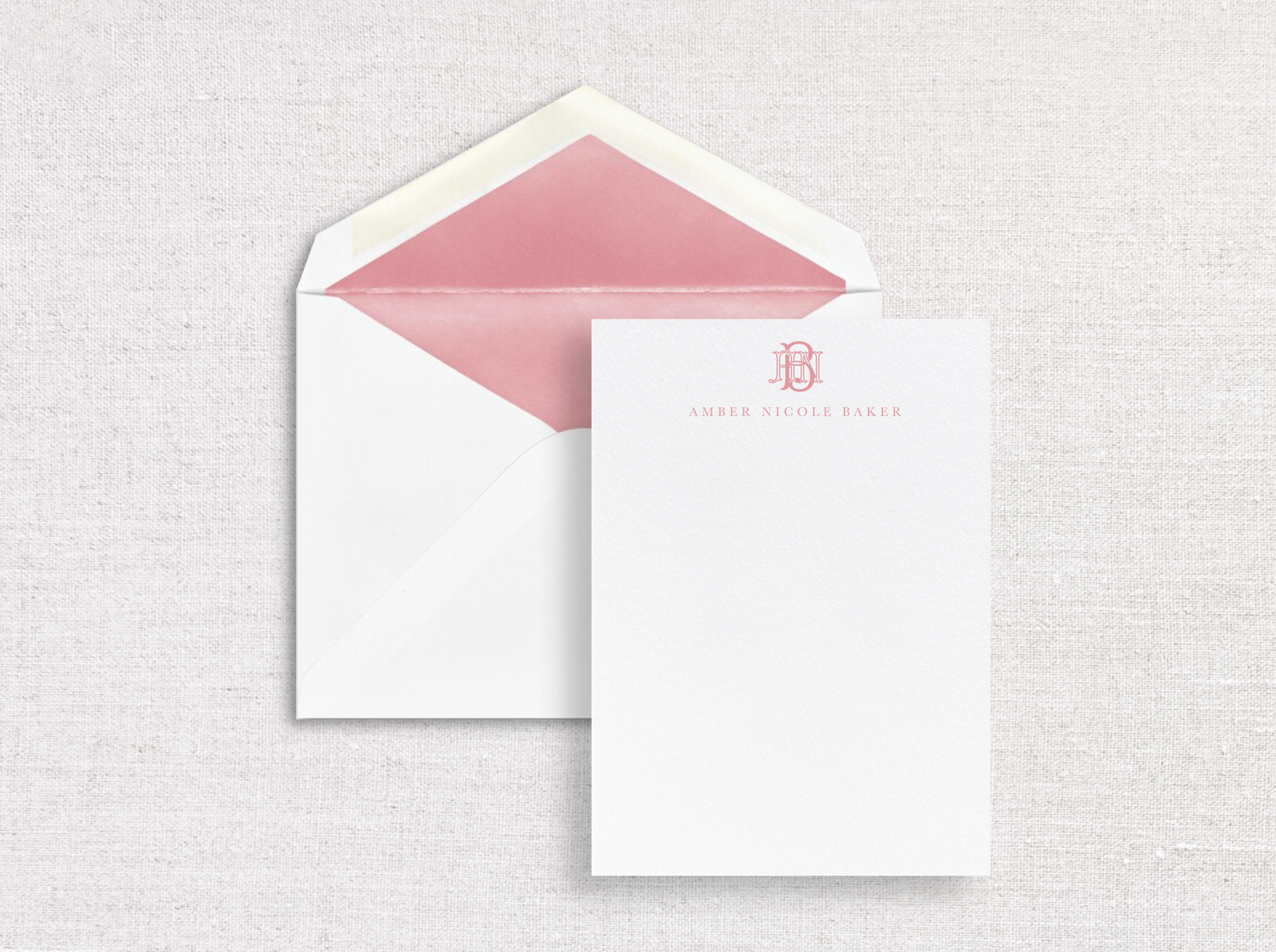 Classic Monogram Stationery