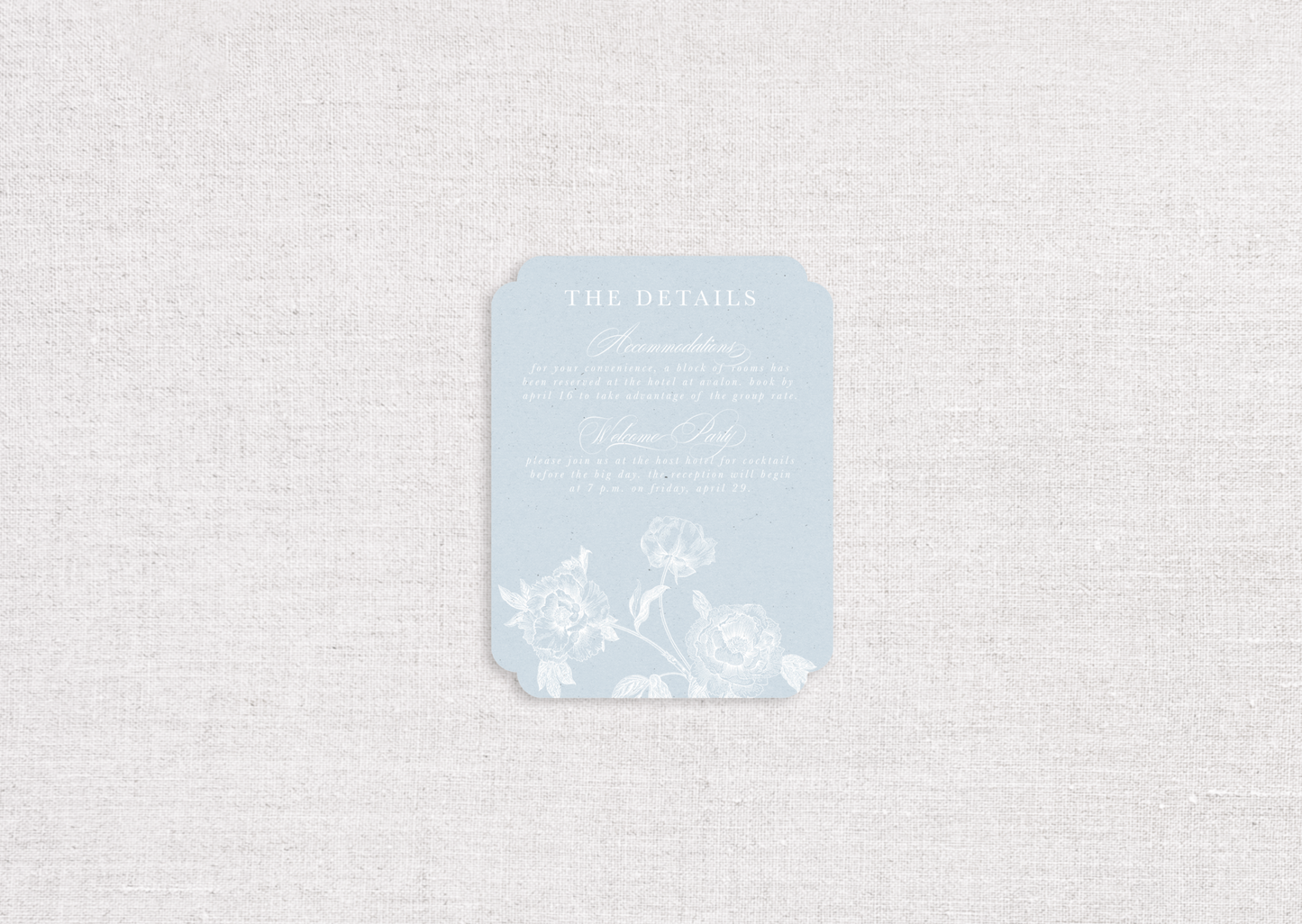Loren Digital Print Wedding Invitations