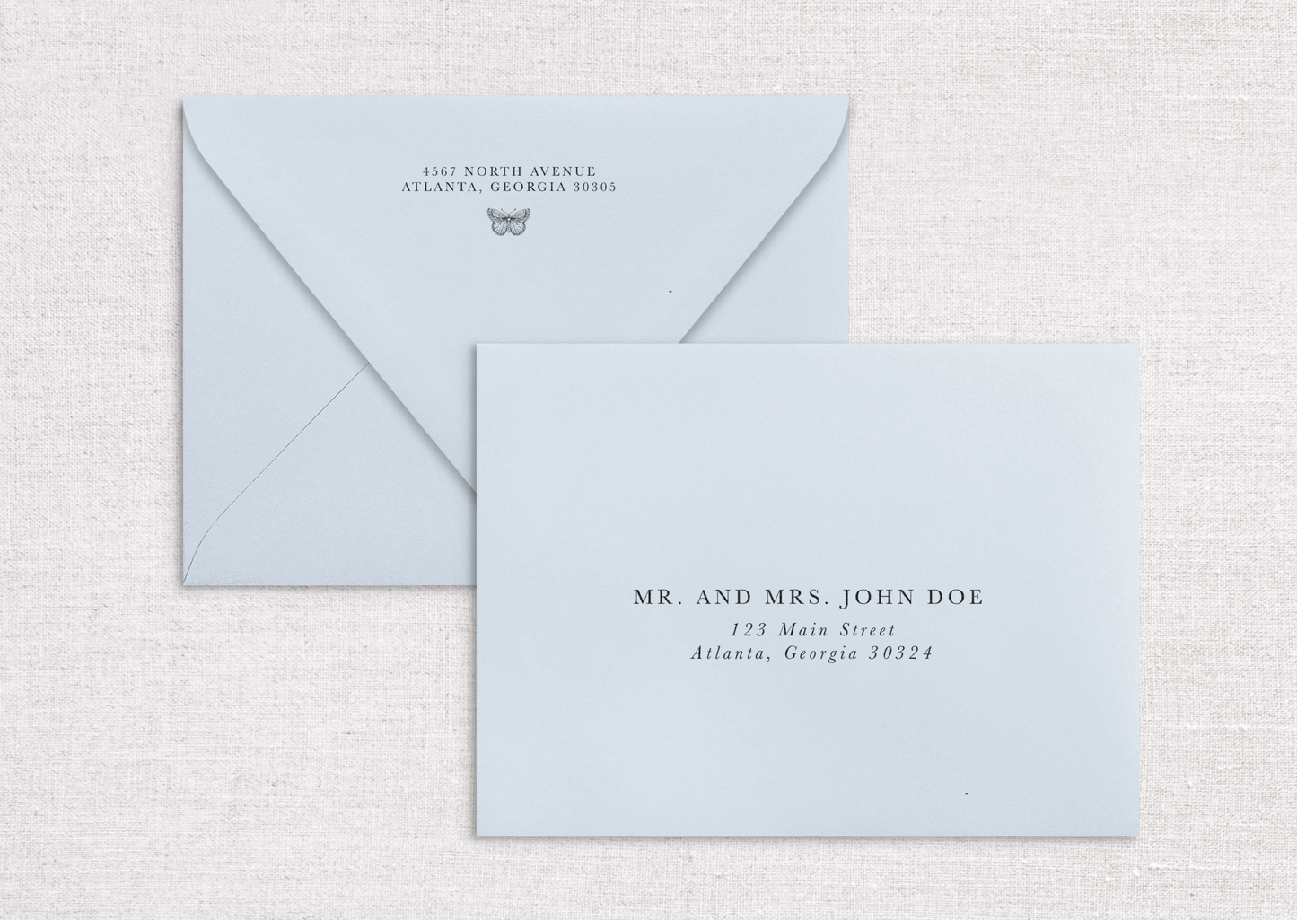 Loren Digital Print Wedding Invitations