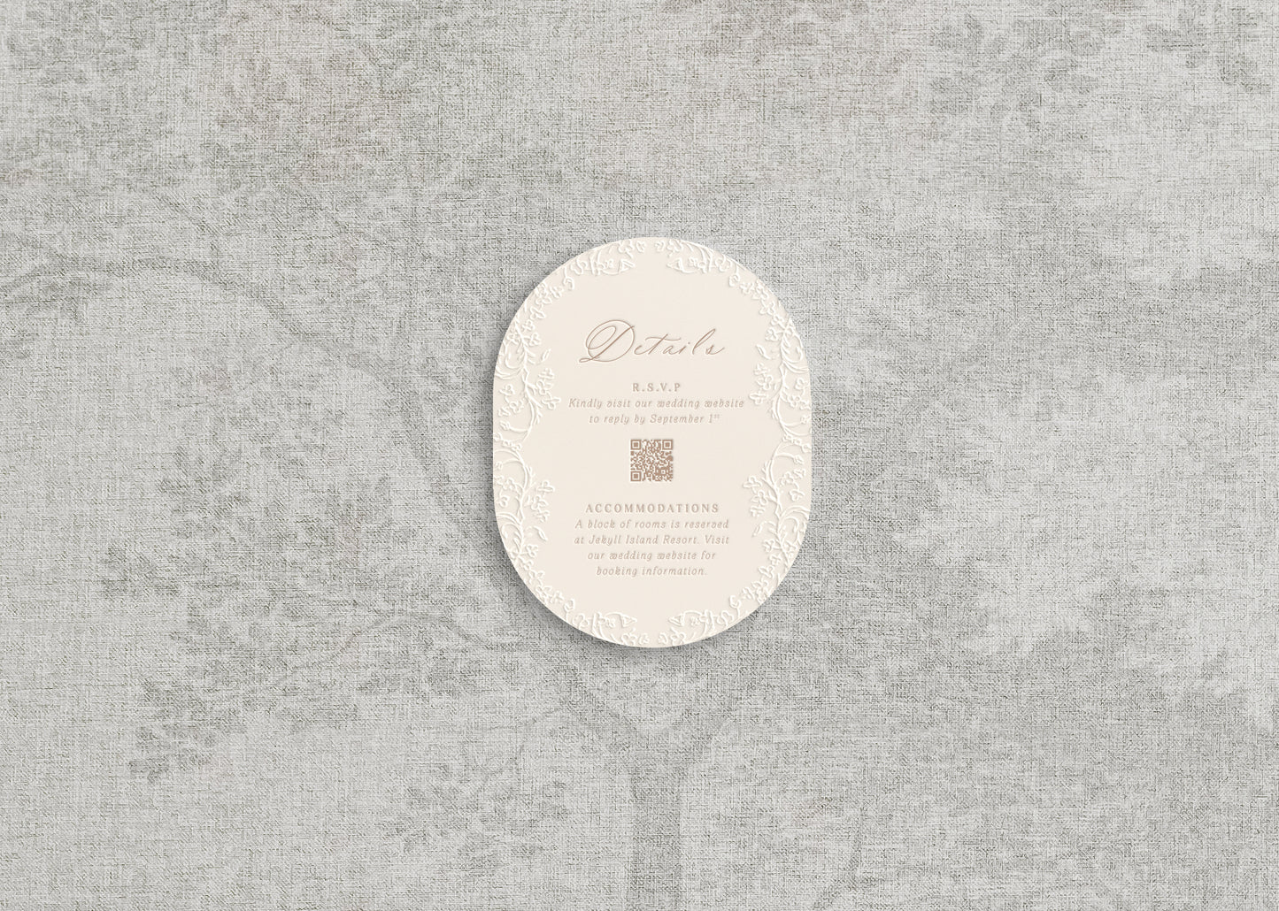 Bette Letter Press + Embossed Wedding Invitations