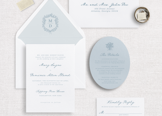 Mary Layne Digital Print Wedding Invitations