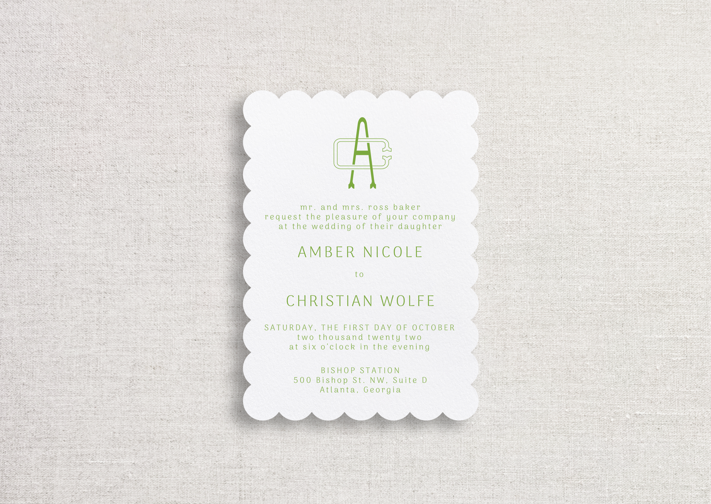 Amber Wedding Invitations