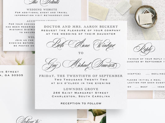 Beth Anne Wedding Invitations